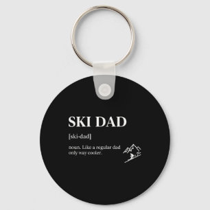 Ski Dad Funny Skier Skiing Lovers Winter Sports Sn Key Ring