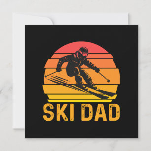 ski dad invitation