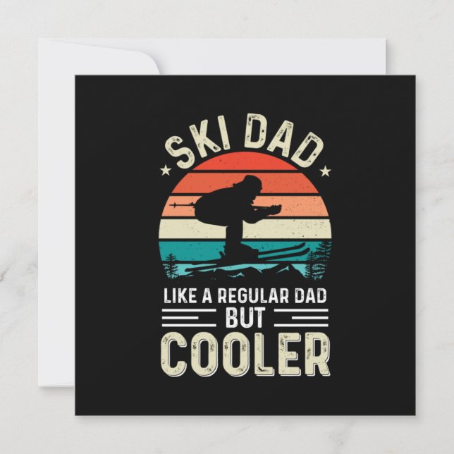 Ski Dad Invitation (Front)