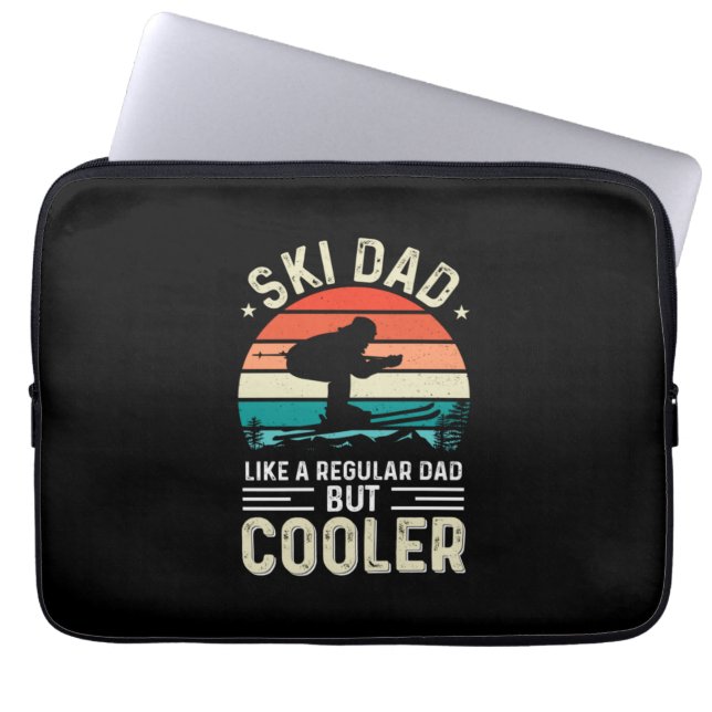 Ski Dad Laptop Sleeve (Front)