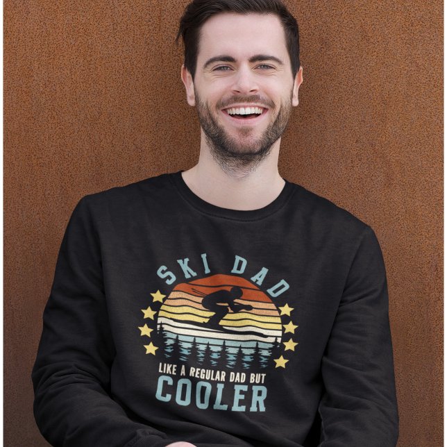 Ski Dad Like a Regular Dad But Cooler Sweatshirt (Creator Uploaded)