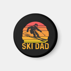 ski dad magnet