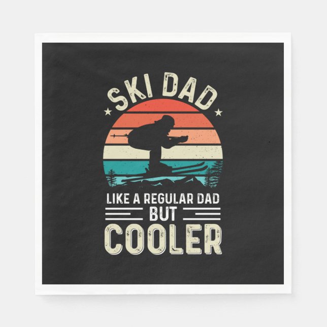 Ski Dad Napkin (Front)