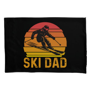 ski dad pillowcase