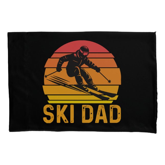ski dad pillowcase (Front)