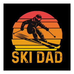 ski dad poster