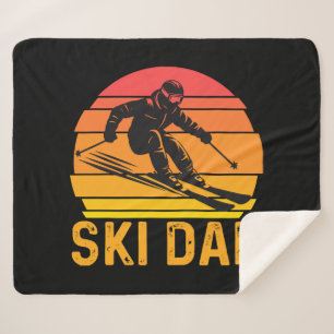 ski dad sherpa blanket