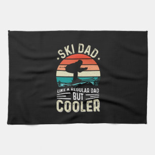Ski Dad Tea Towel
