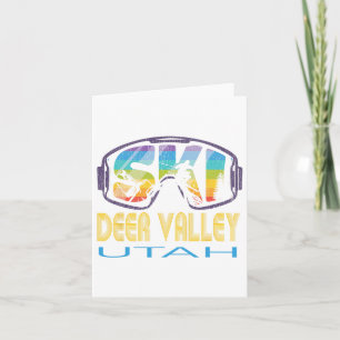 Ski Deer Valley Utah Skiing Vacation Card