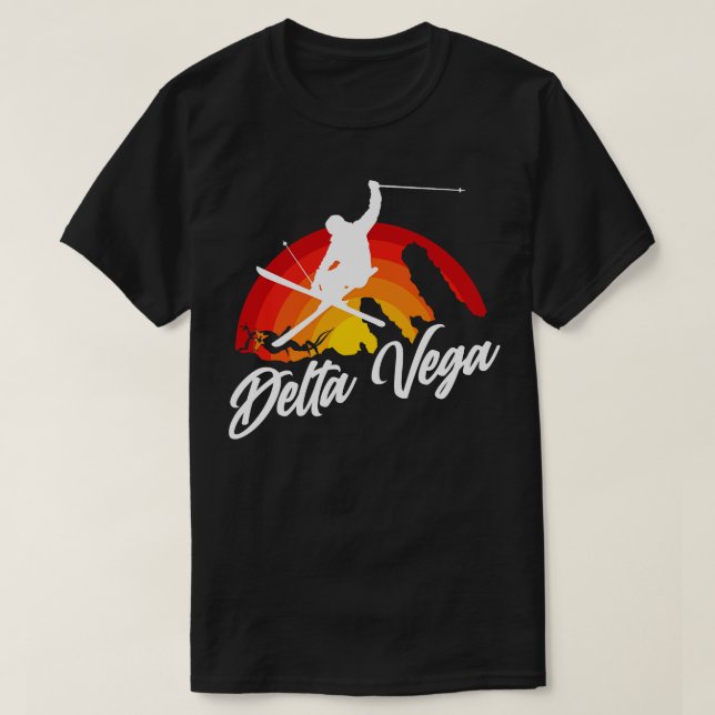 Ski Delta Vega T-Shirt (Design Front)