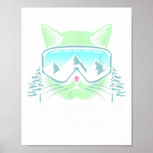 Ski Design For Men Women Skier Snowboard Goggle Sk Poster