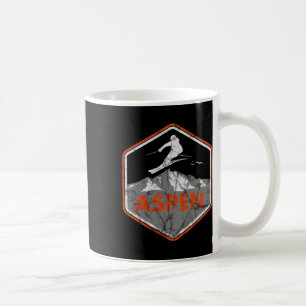 Ski Design Skiing Snowboard Skier Mountains Aspen Coffee Mug