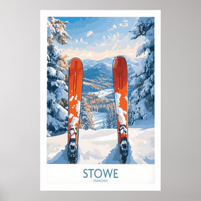 Ski Destination Art 1 Poster (Front)