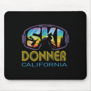 Ski Donner California Skiing Vacation Mouse Pad