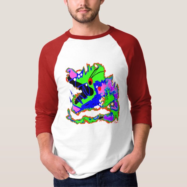 Ski Dragon T-Shirt (Front)