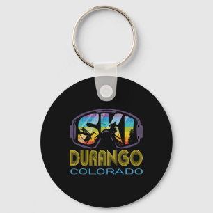 Ski Durango Colorado Skiing Vacation Key Ring