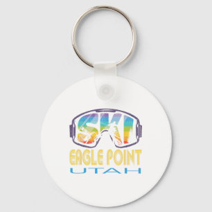 Ski Eagle Point Utah Skiing Vacation  Key Ring