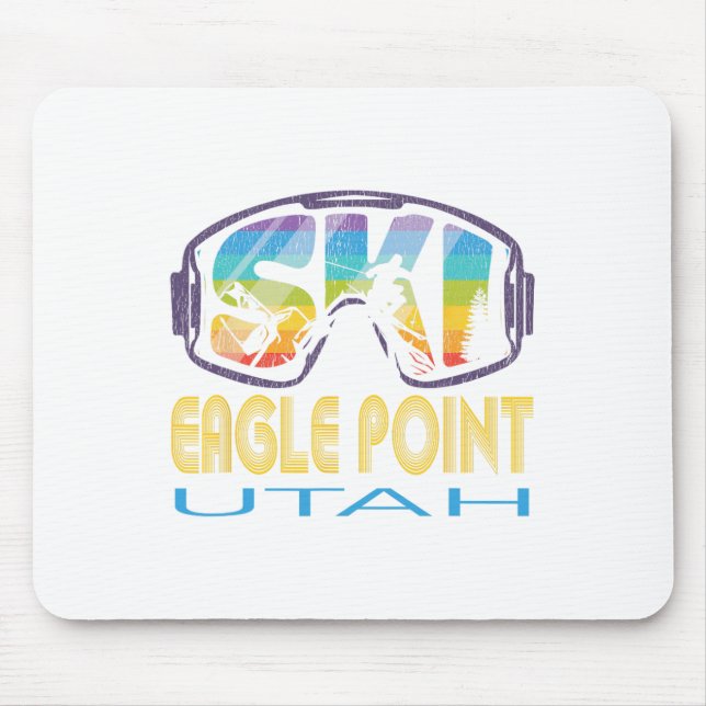 Ski Eagle Point Utah Skiing Vacation  Mouse Pad (Front)