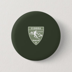 Ski Eldora Colorado 6 Cm Round Badge