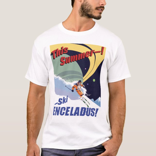 Ski Enceladus! T-Shirt (Front)