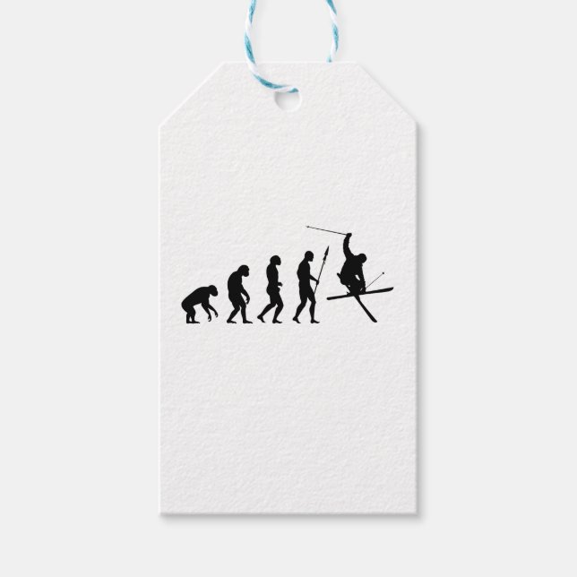 Ski Evolution Gift Tags (Front)