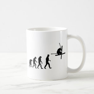 ski evolution icon coffee mug