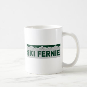 Ski fernie coffee mug