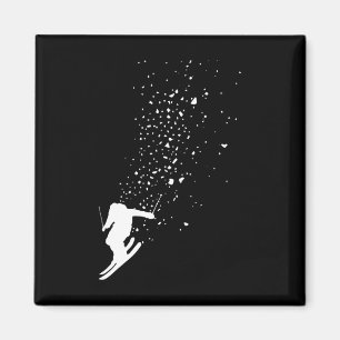 Ski - Freestyle Skiing Freeski Winter Sports Skier Magnet