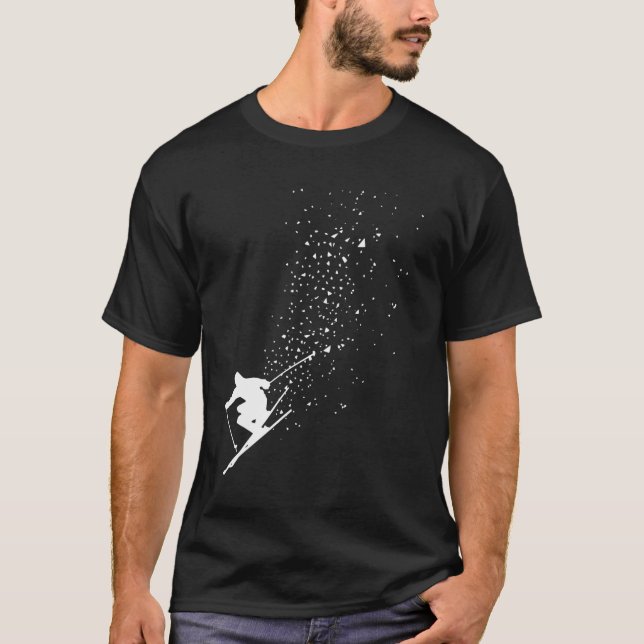 Ski - Freestyle Skiing Freeski Winter Sports Skier T-Shirt (Front)