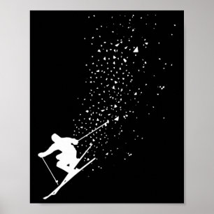 Ski Freestyle Skiing Freeski Winter Sports Skiers Poster