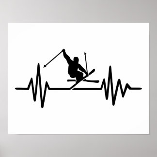 Ski frequency poster