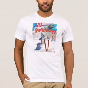Ski Germany vintage travel poster T-Shirt