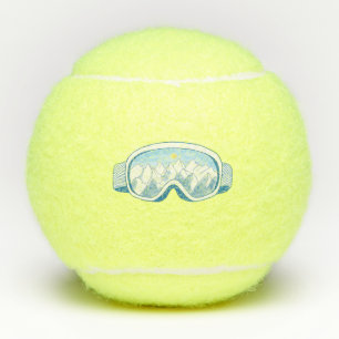 Ski Goggles Mountain Reflection Tennis Balls