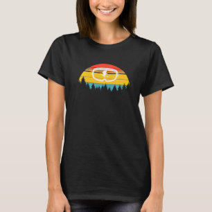 Ski Goggles Skier Skiing Vintage Retro T-Shirt