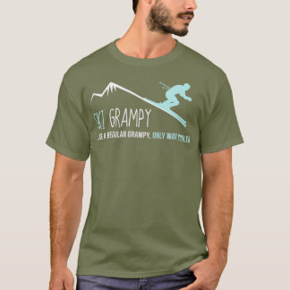 Ski Grampy Funny Cute Winter Skiing Gift T-Shirt