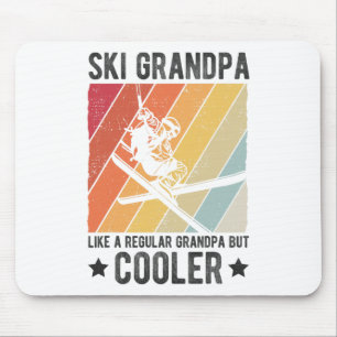 Ski Grandpa Like A Regular Grandpa But Cooler Ski Mouse Pad
