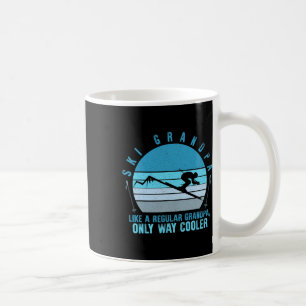 Ski Grandpa Skier Mountain Snow Skiing Grandpa Sno Coffee Mug