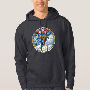 Ski Heavenly Mt, California, Man Skier Hoodie