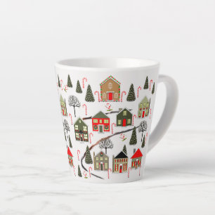 Ski Holiday Village Latte Mug
