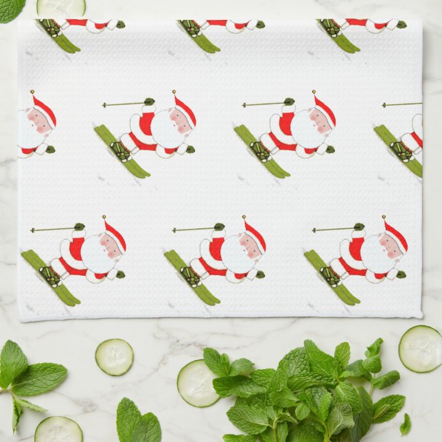 Ski Holidays Tea Towel (Folded)