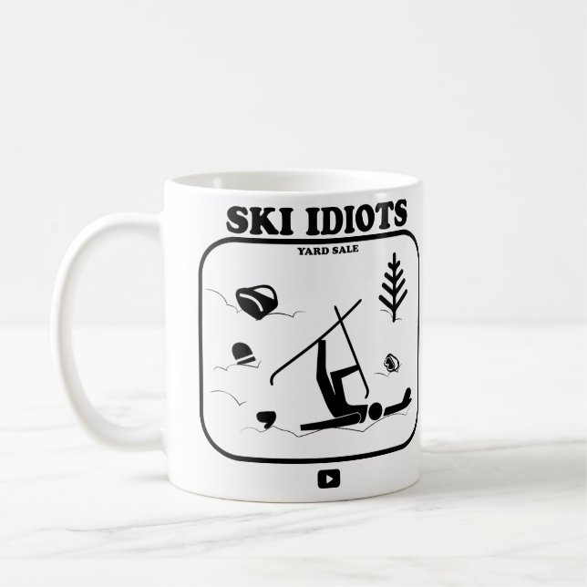 Ski Idiots Coffee Mug (Left)
