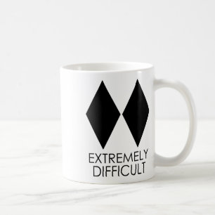 Ski I'm Difficult Skiing Skier Snowboard Snowboard Coffee Mug