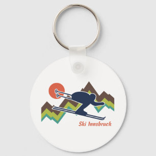 Ski Innsbruck Key Ring