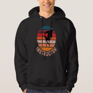 Ski Instructor Vintage Retro Style Personal Traine Hoodie