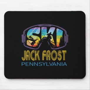 Ski Jack Frost Pennsylvania Skiing Vacation Mouse Pad