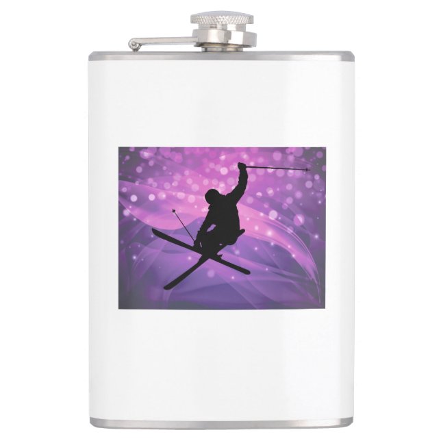 Ski Jump Hip Flask (Front)