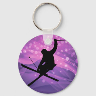 Ski Jump Key Ring