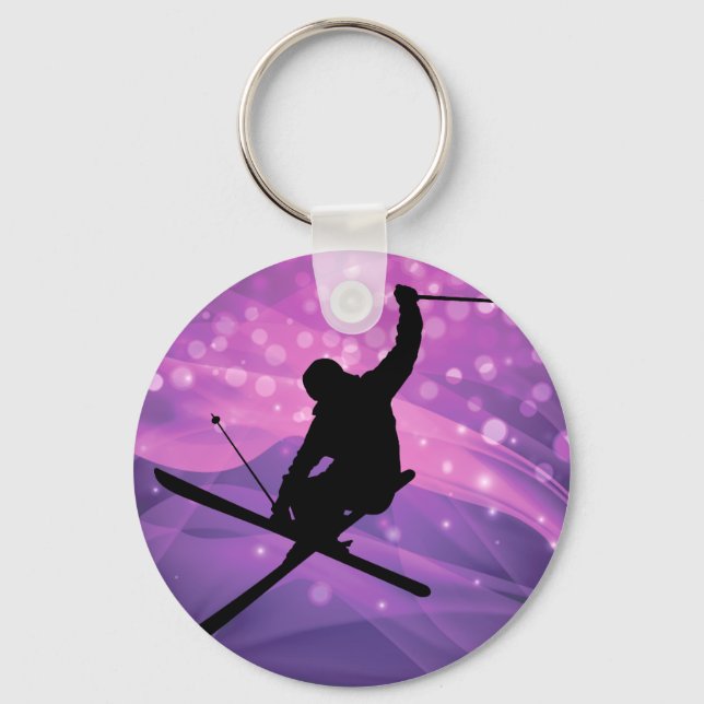 Ski Jump Key Ring (Front)