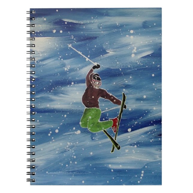 Ski Jump Notebook (Front)