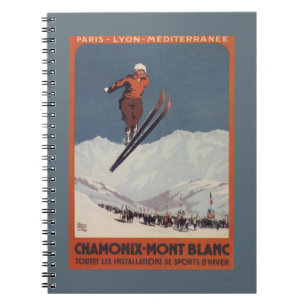 Ski Jump - PLM Olympic Promo Poster Notebook